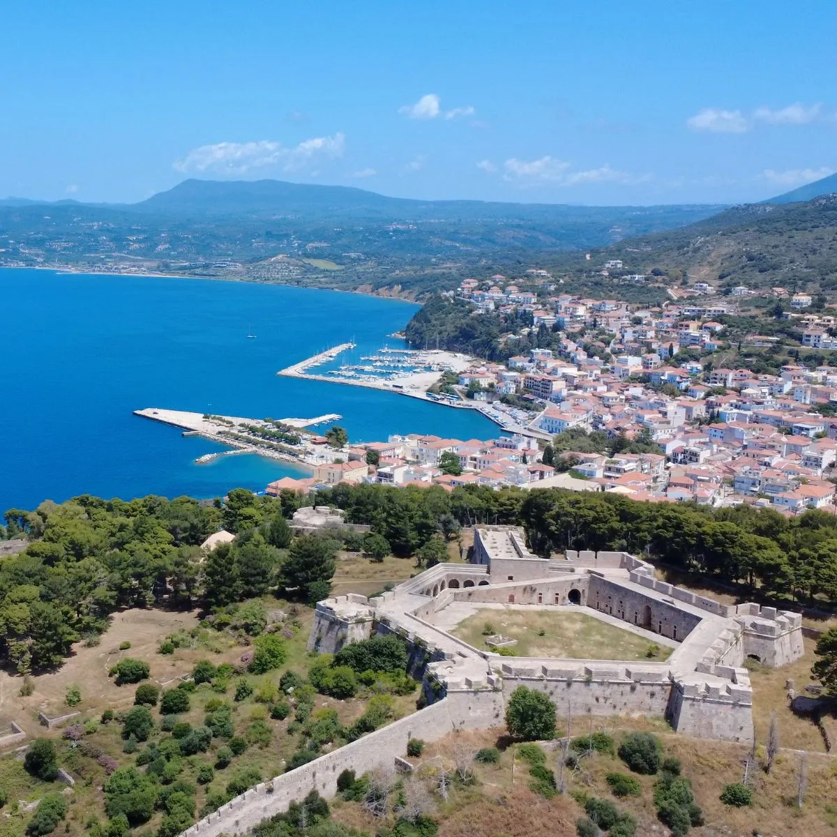 Historic fortress in Messinia
