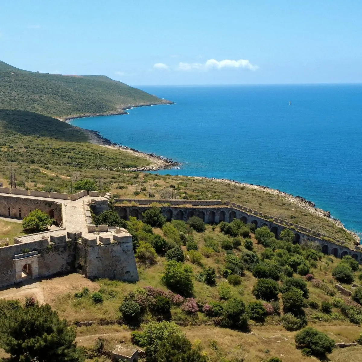 Messinia coast and mountains